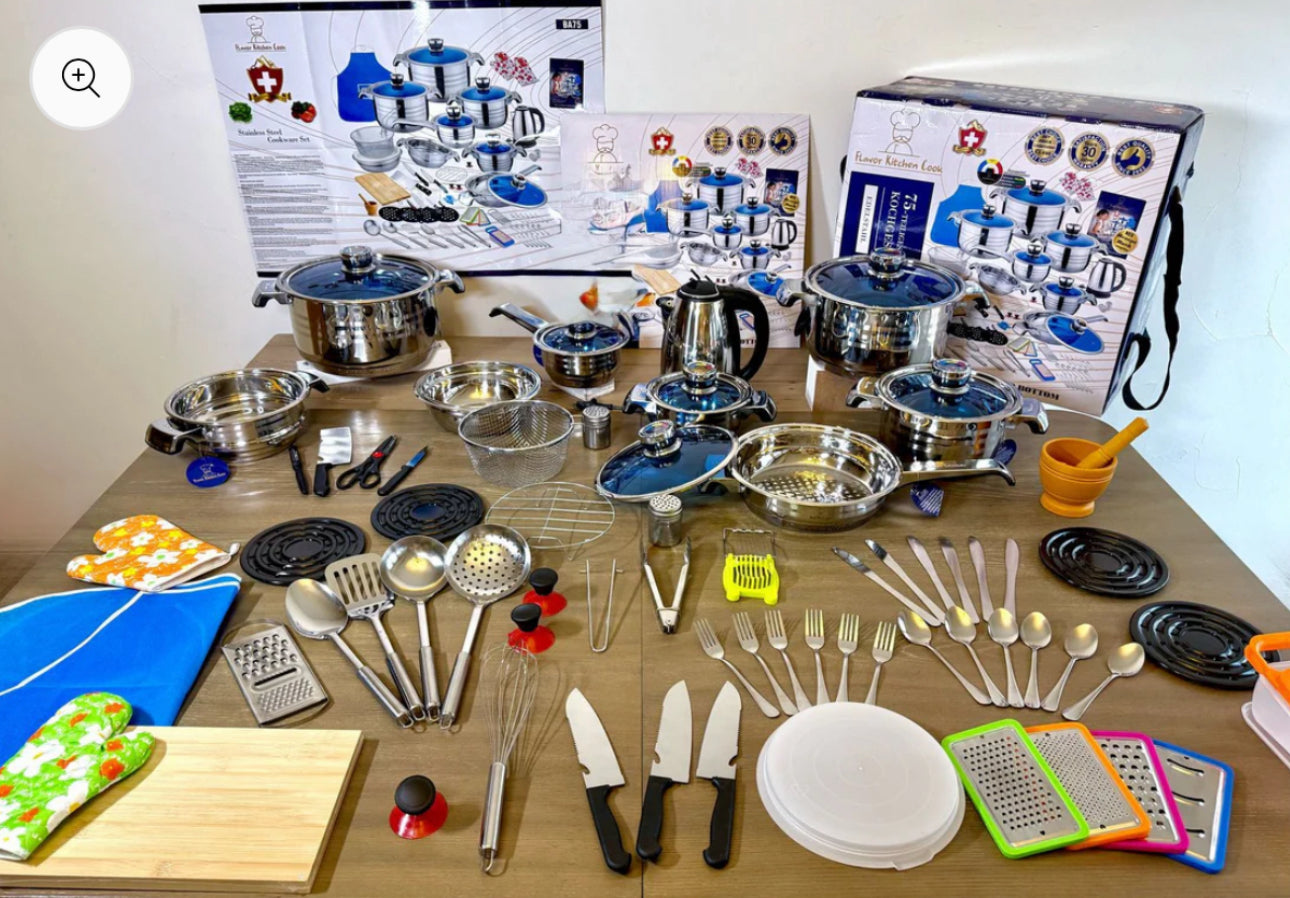 Batería Acero 75 piezas